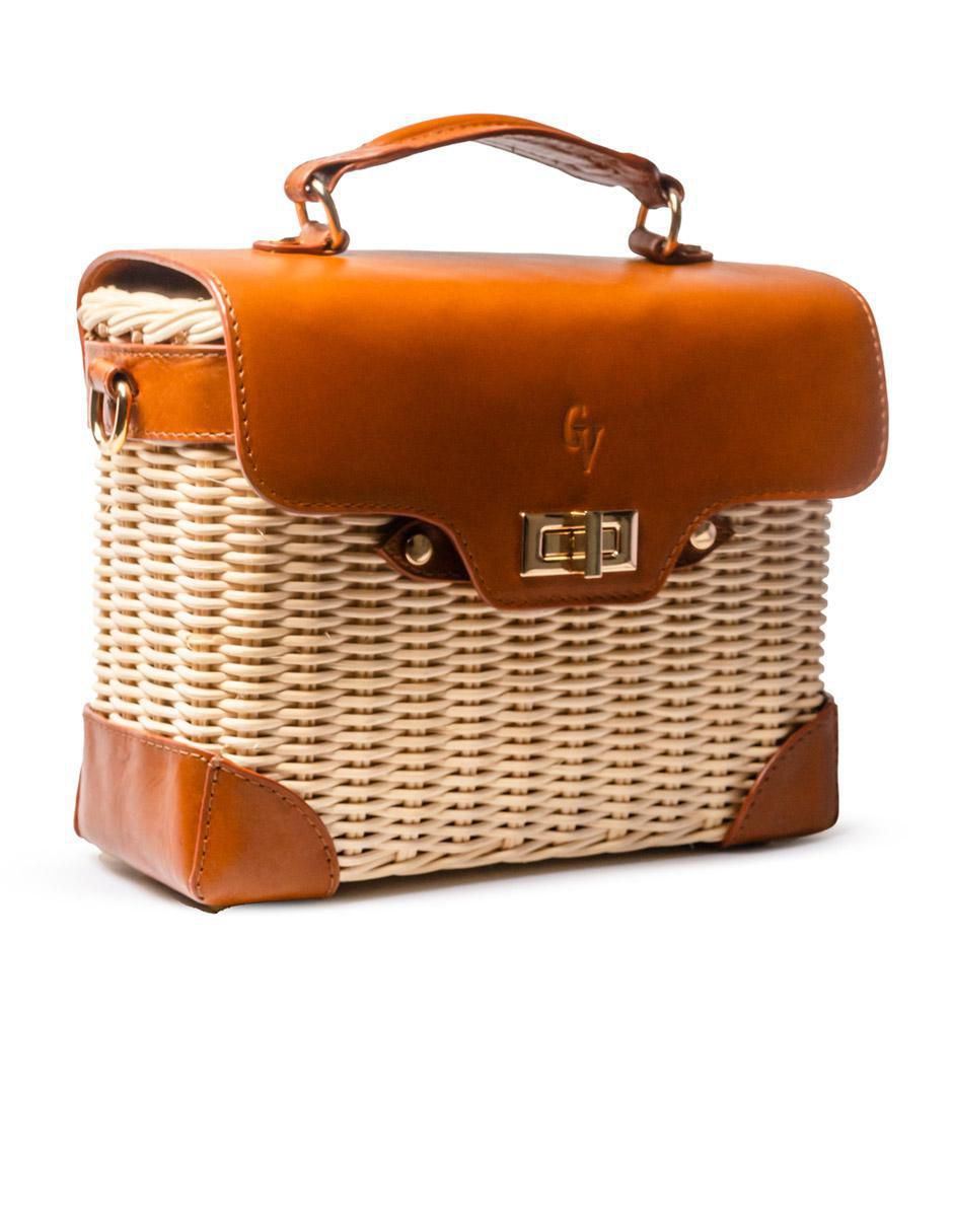 Bolsa satchel guadalupe vázquez metropoli para mujer