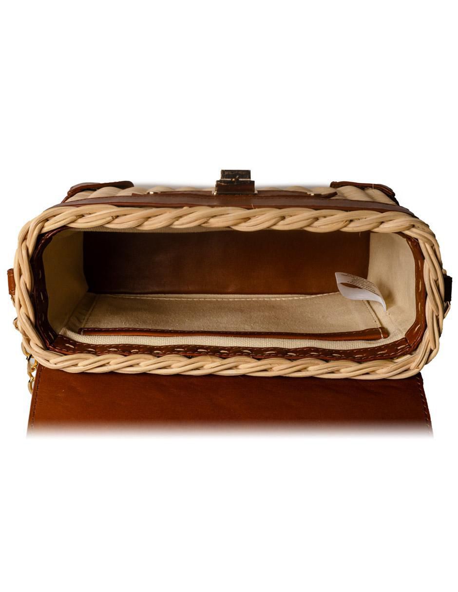 Bolsa satchel guadalupe vázquez metropoli para mujer
