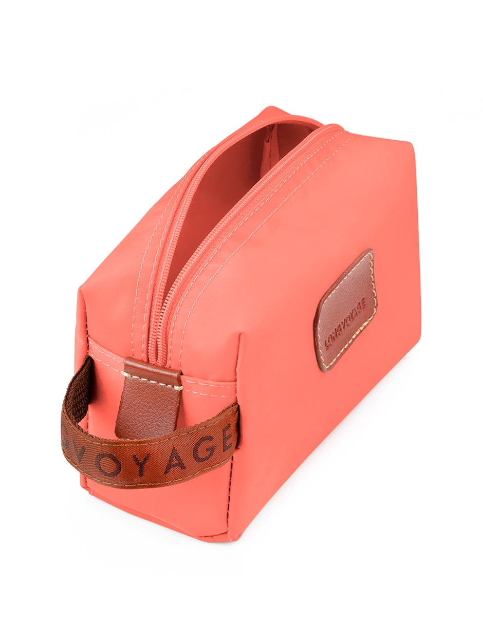 Cosmetiquera para maquillaje Longvoyage clásica impermeable para mujer