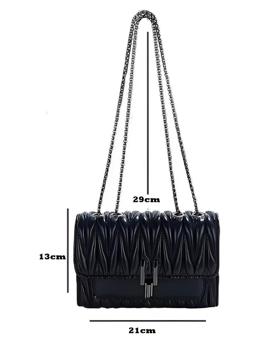 Bolsa shoulder de cuero para mujer