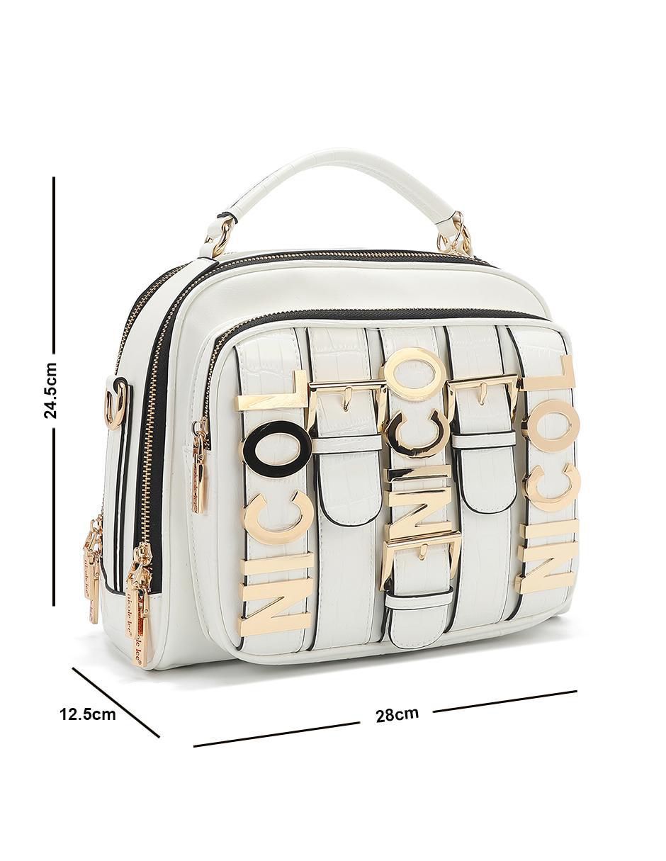 Bolsa dome Violet Blossom para mujer