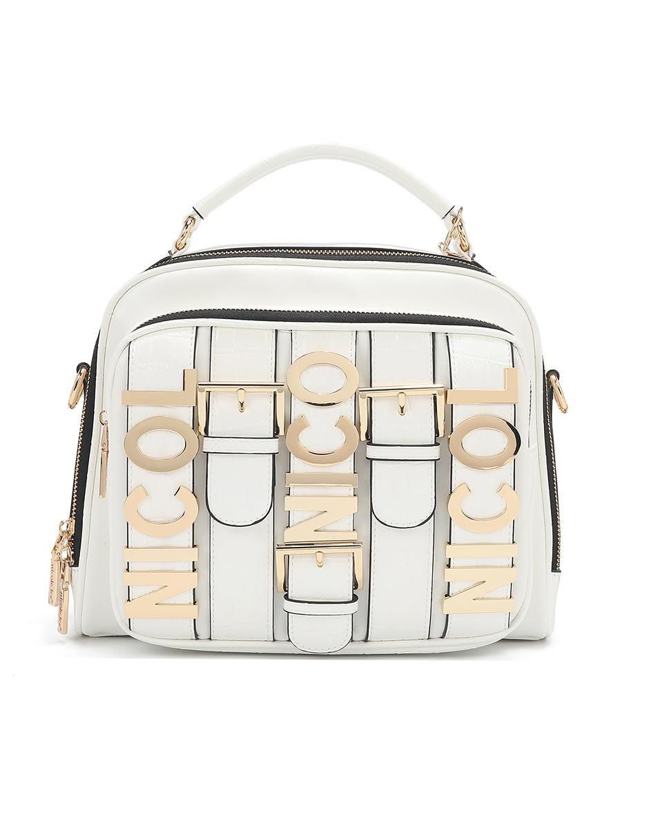 Bolsa dome Violet Blossom para mujer