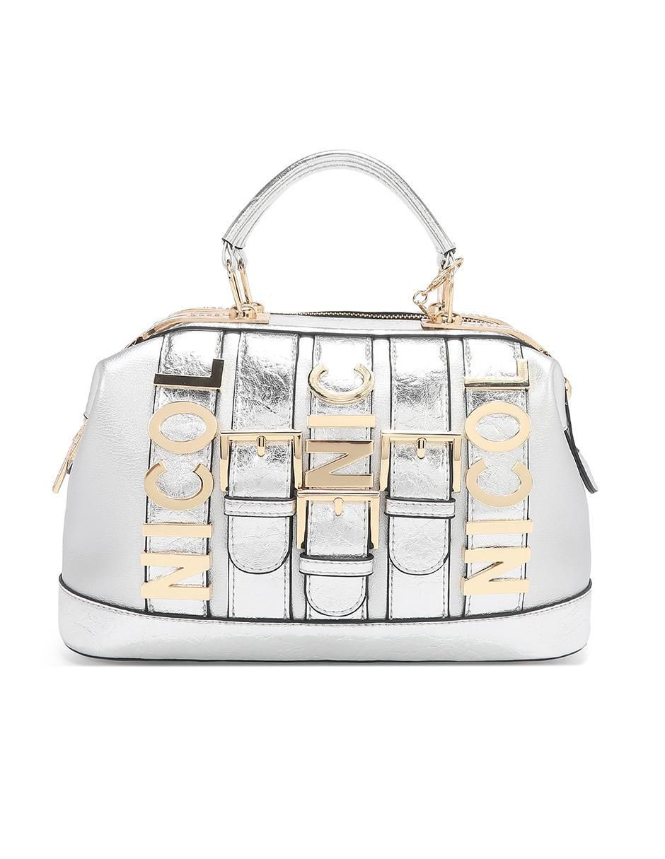 Bolsa bowler Violet Blossom para mujer