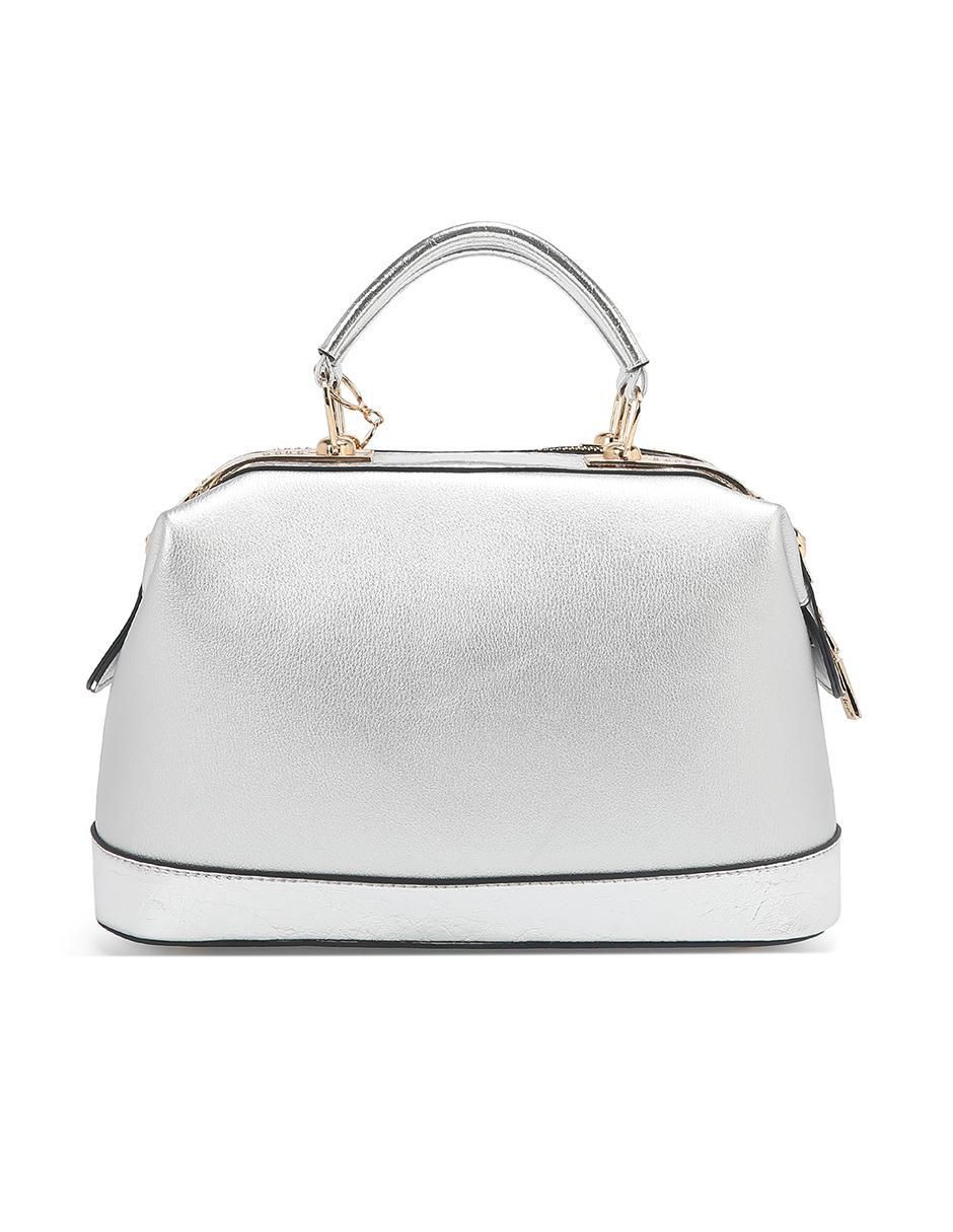 Bolsa bowler Violet Blossom para mujer