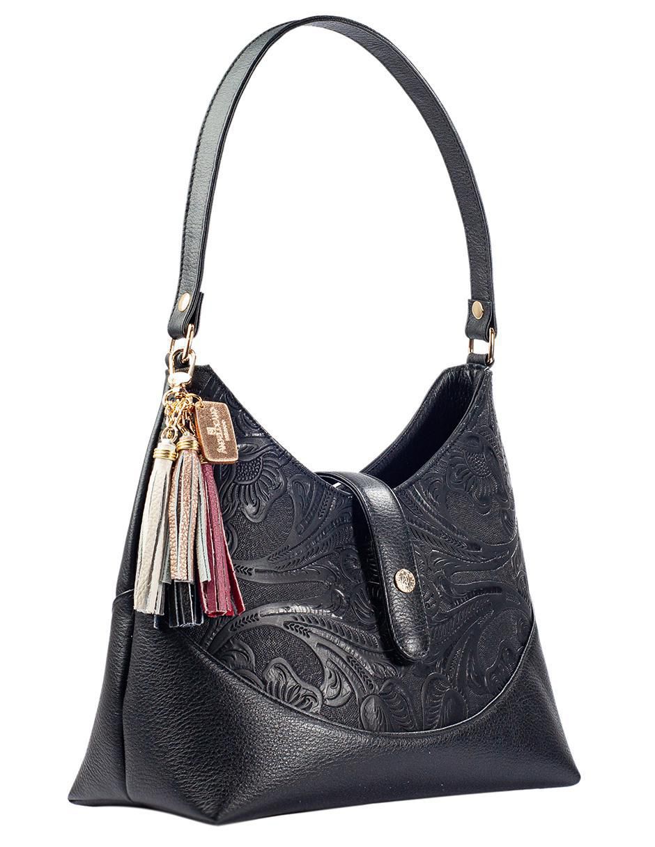 Bolsa hobo Magali de piel para mujer