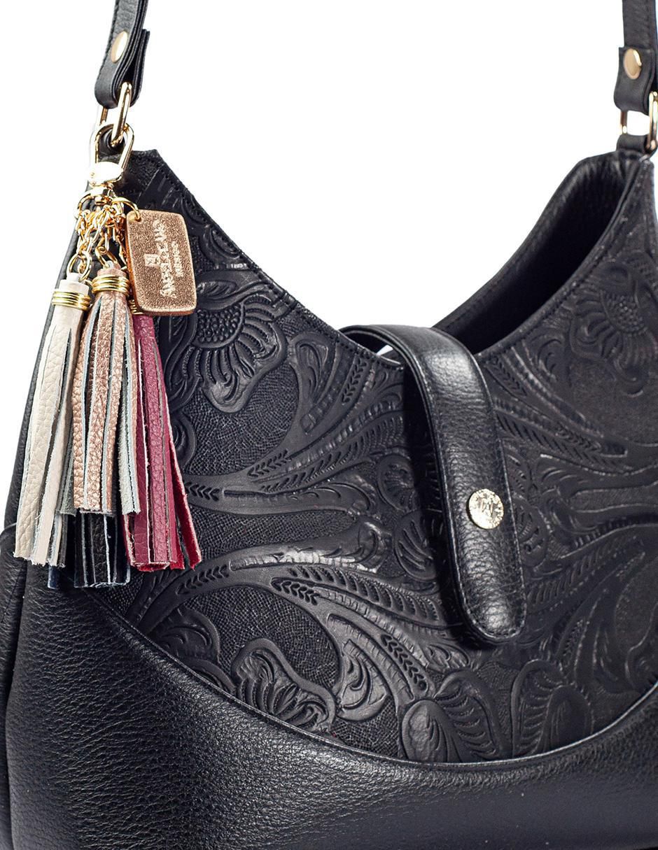 Bolsa hobo Magali de piel para mujer