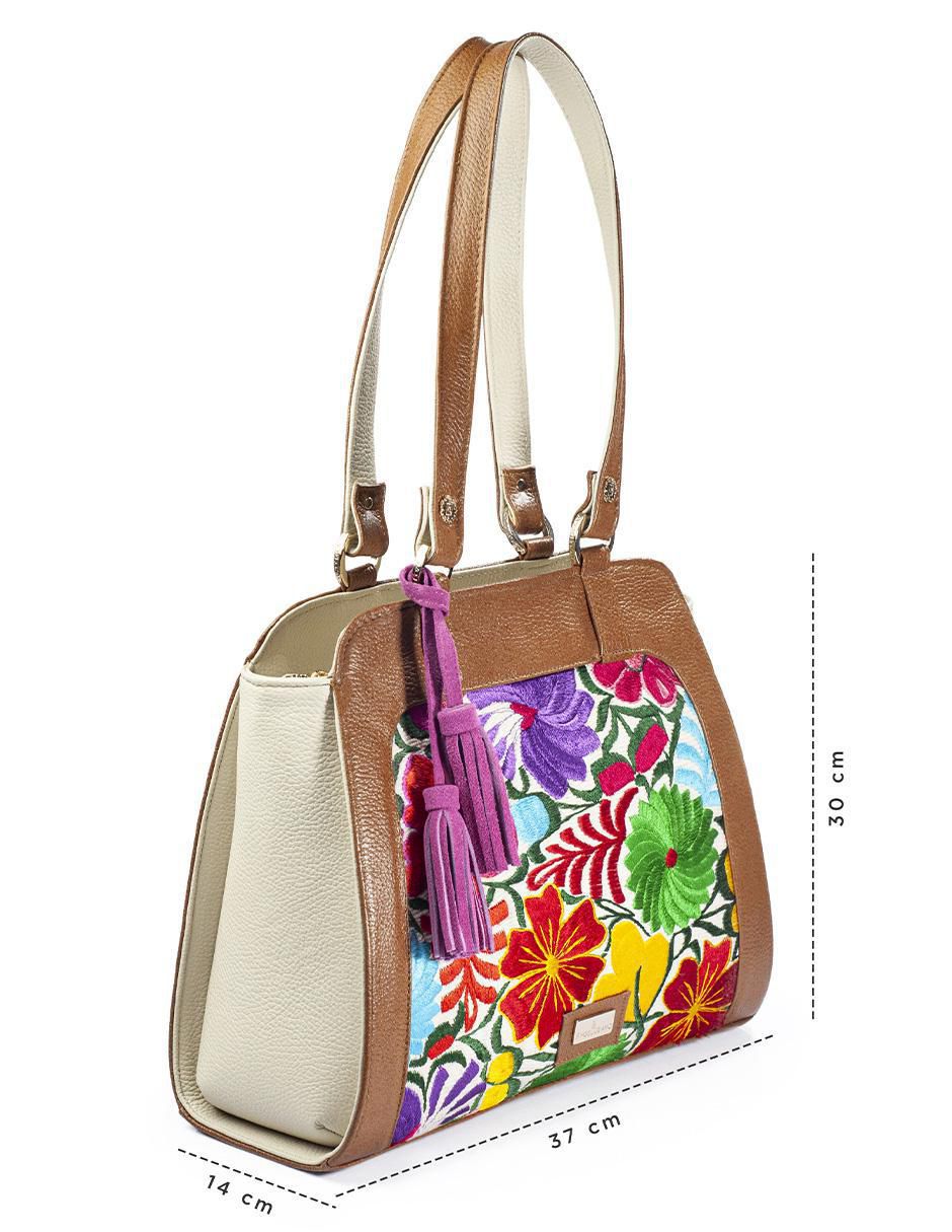 Bolsa tote de piel para mujer 7