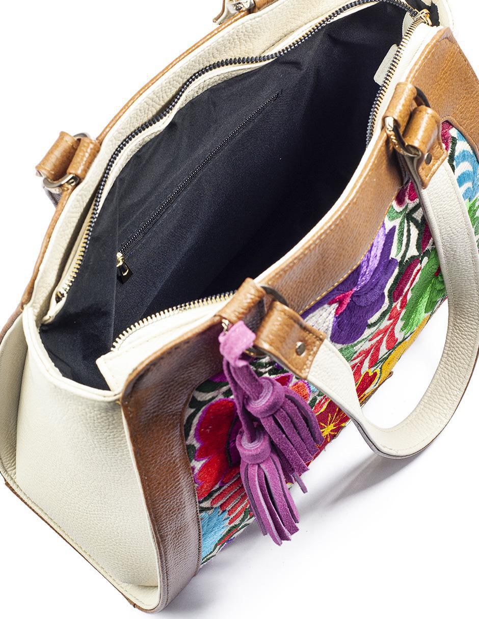 Bolsa tote de piel para mujer