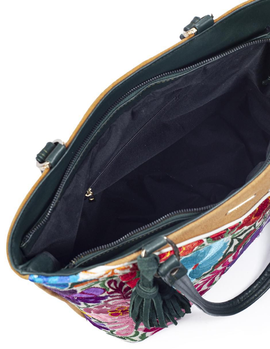 Bolsa tote Florentina de piel para mujer