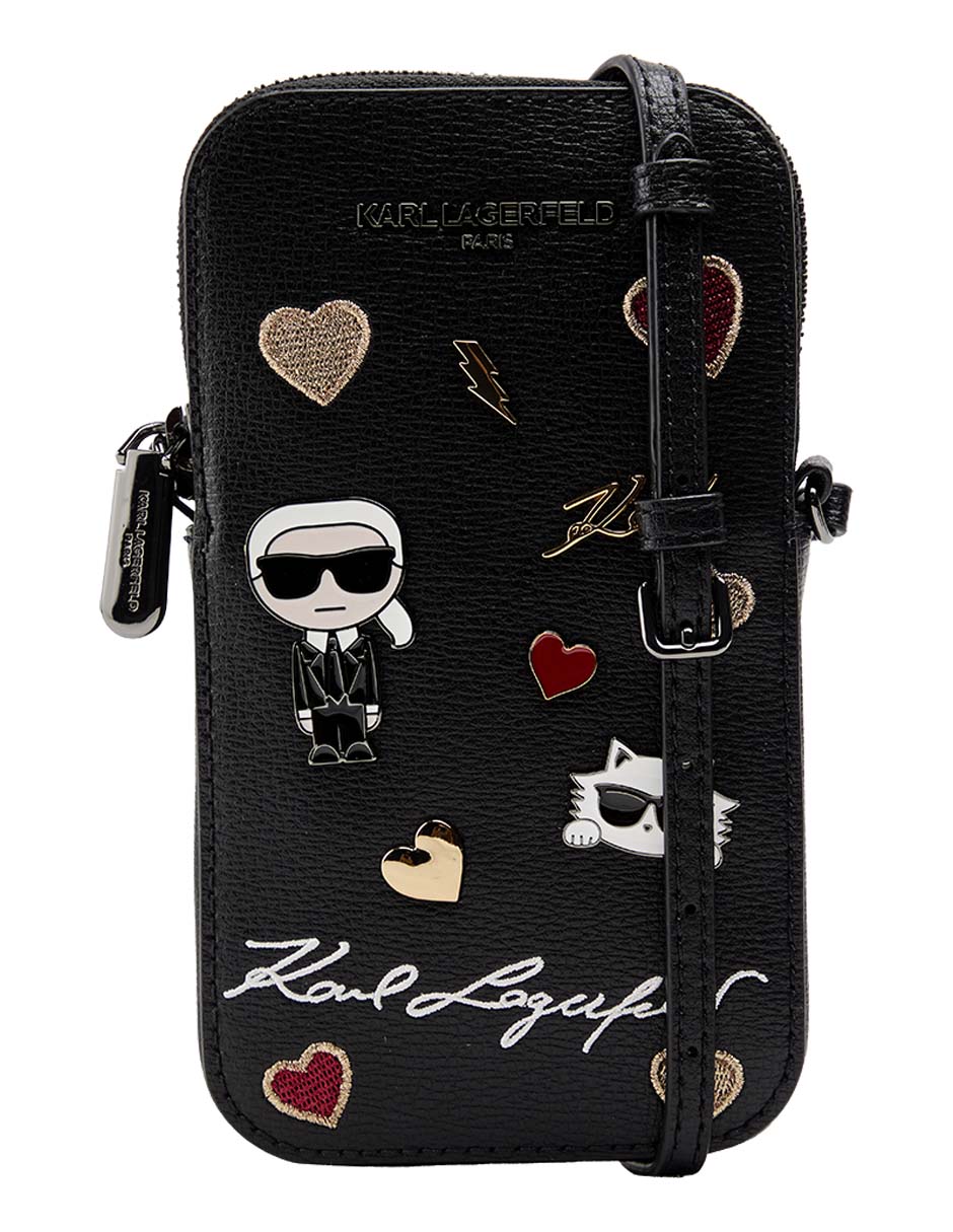 Bolsa crossbody Karl Lagerfeld Paris de piel para mujer