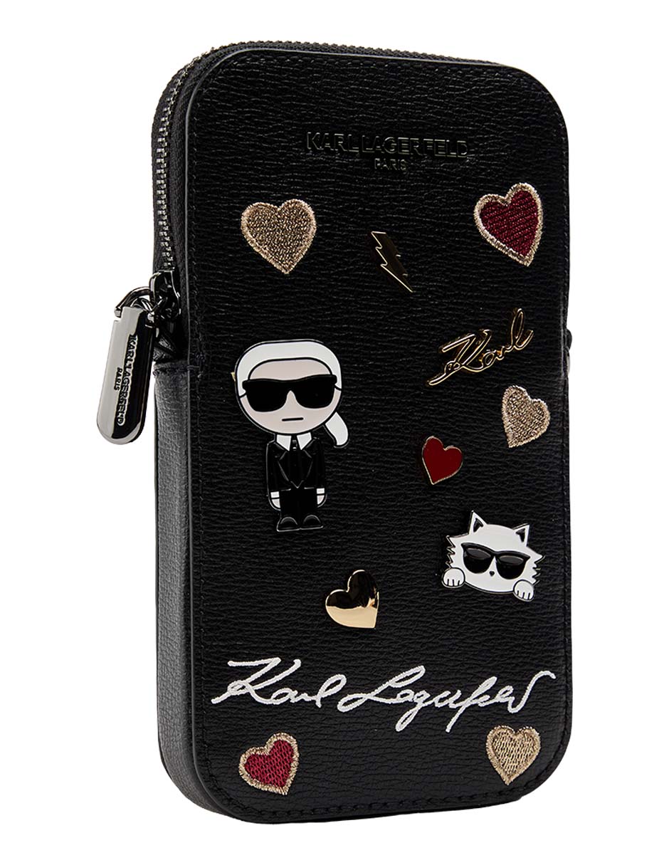 Bolsa crossbody Karl Lagerfeld Paris de piel para mujer