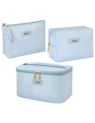 Set cosmetiquera impermeable de piel 3 piezas para mujer Set cosmetiquera impermeable de piel 3 piezas para mujer