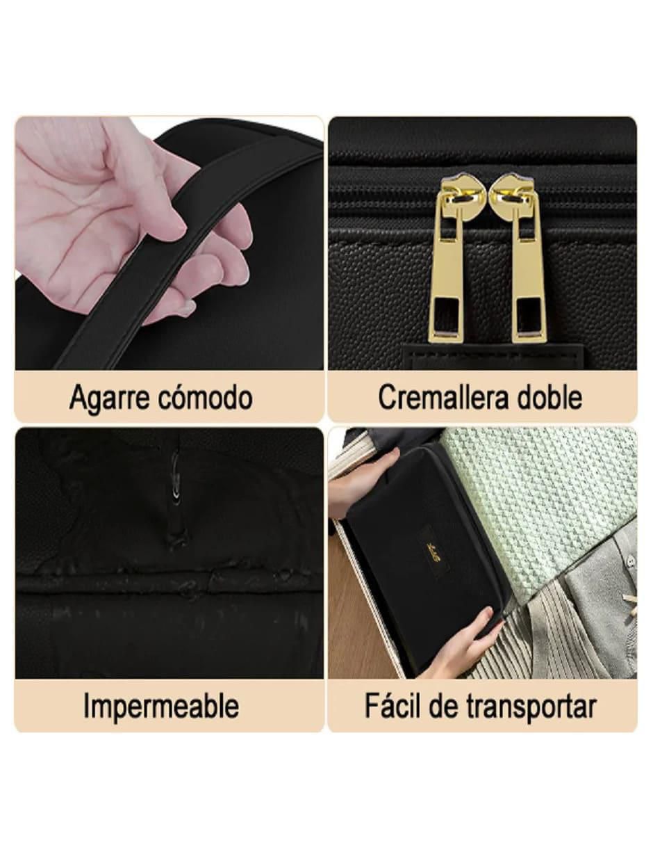 Set cosmetiquera impermeable 3 piezas para mujer