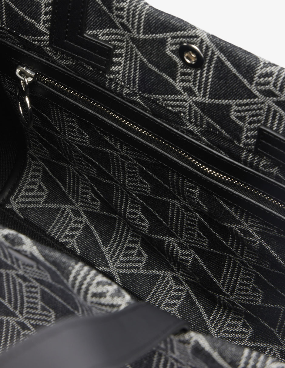 Bolsa tote Lacoste Heritage Jacquard para mujer