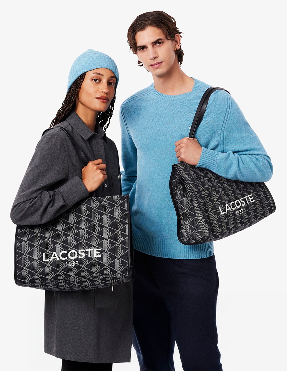 Bolsa tote Lacoste Heritage Jacquard para mujer