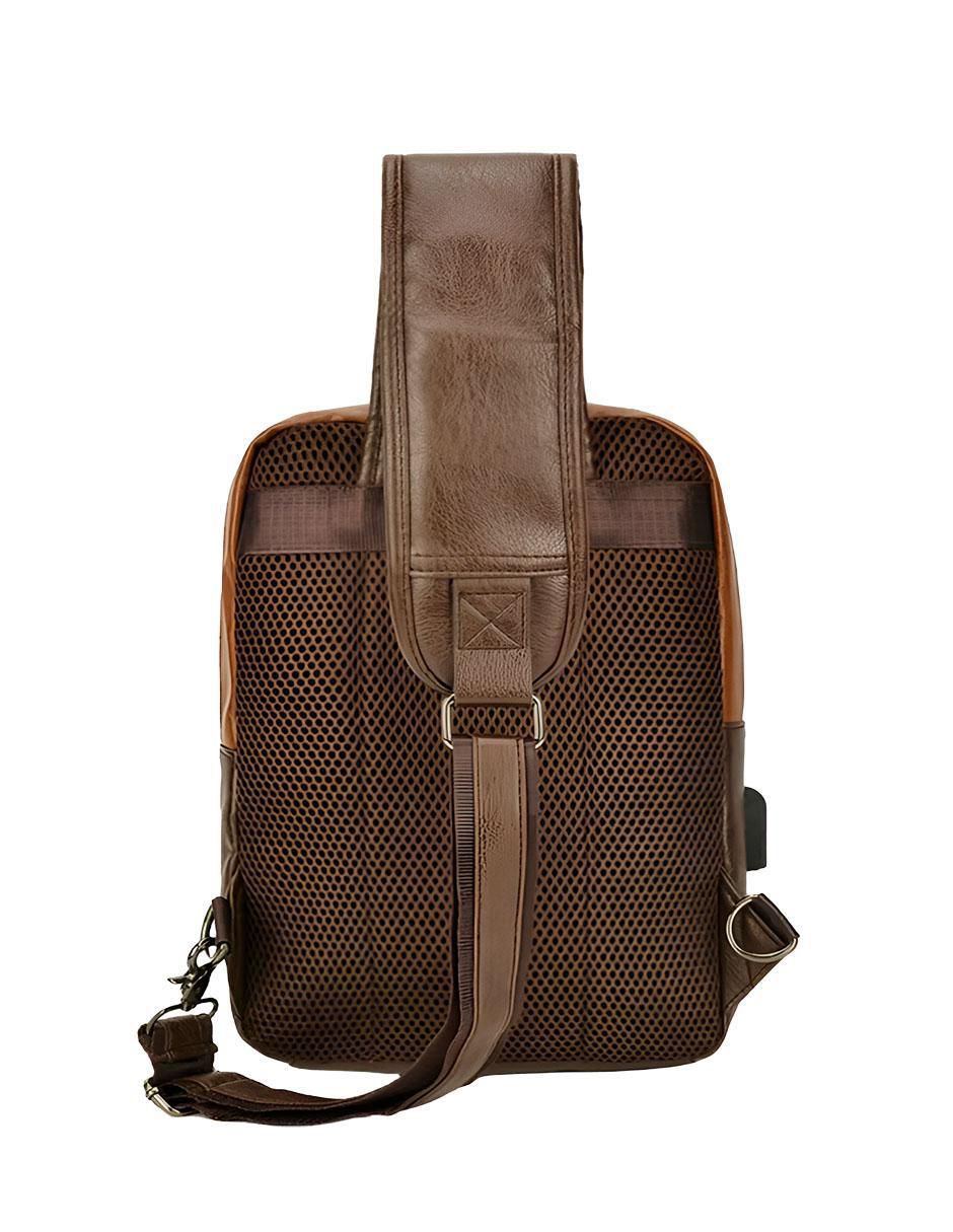 Bolsa bandolera de cuero para mujer