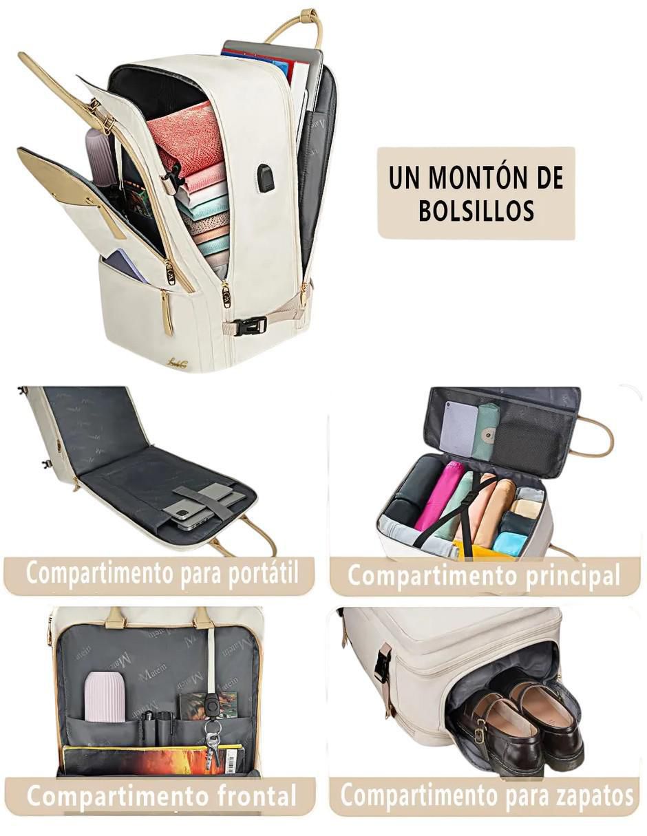 Mochila para viaje impermeable 4