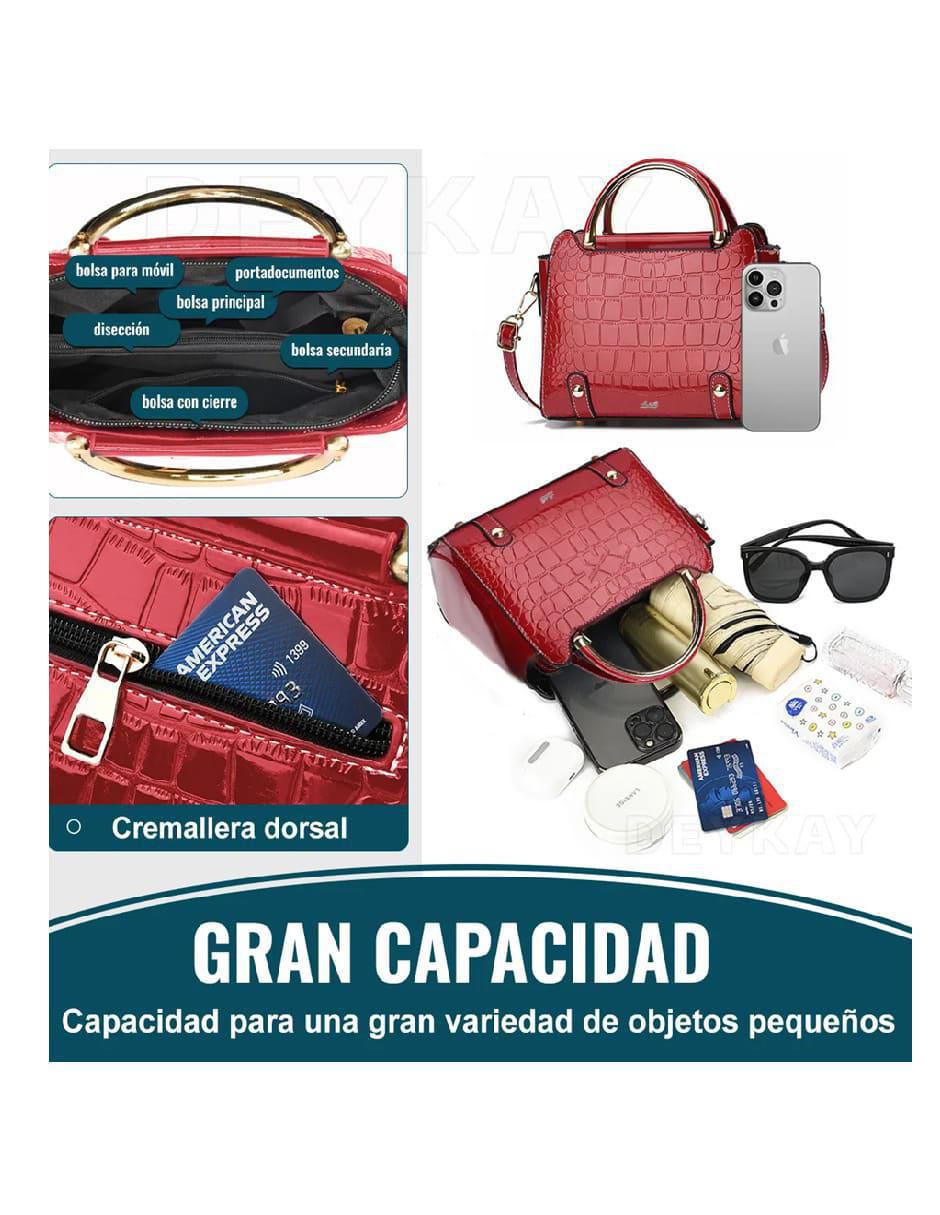 Bolsa satchel para mujer