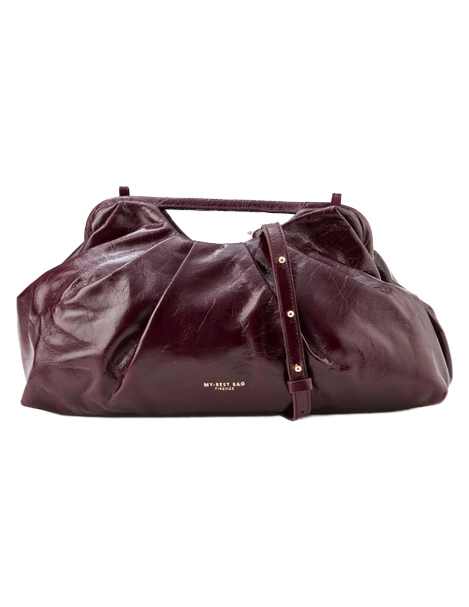 Bolsa clutch de piel para mujer 1