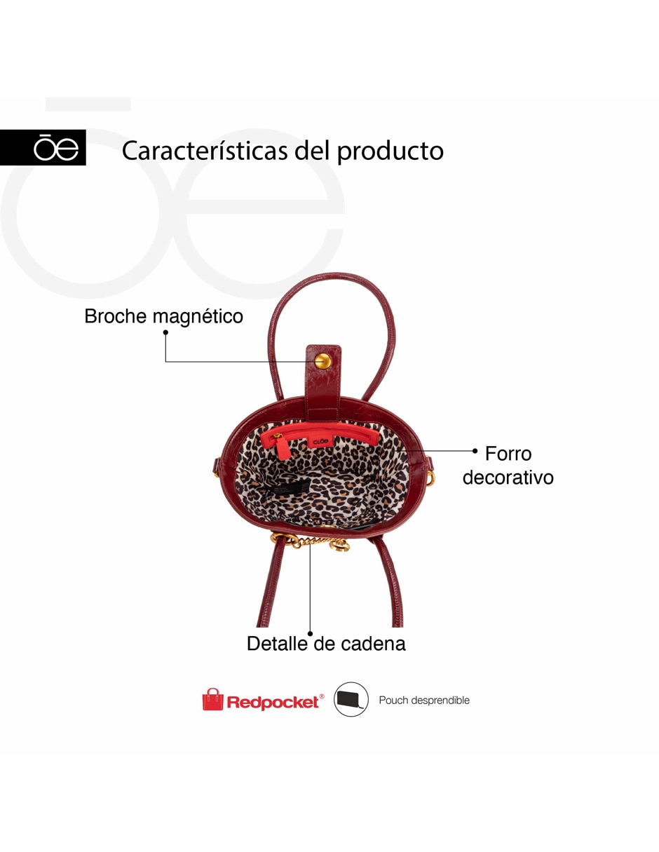 Bolsa tote Cloe Sashelia para mujer