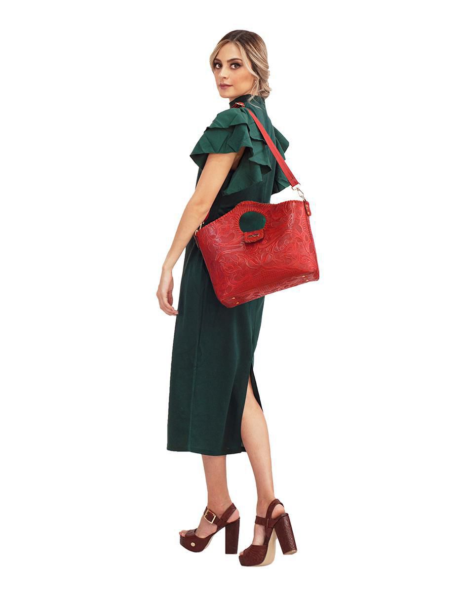 Bolsa tote de piel para mujer 8
