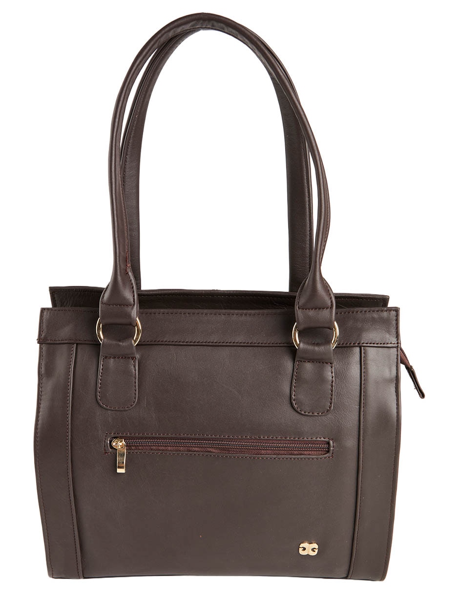 Bolsa satchel de piel para mujer 1