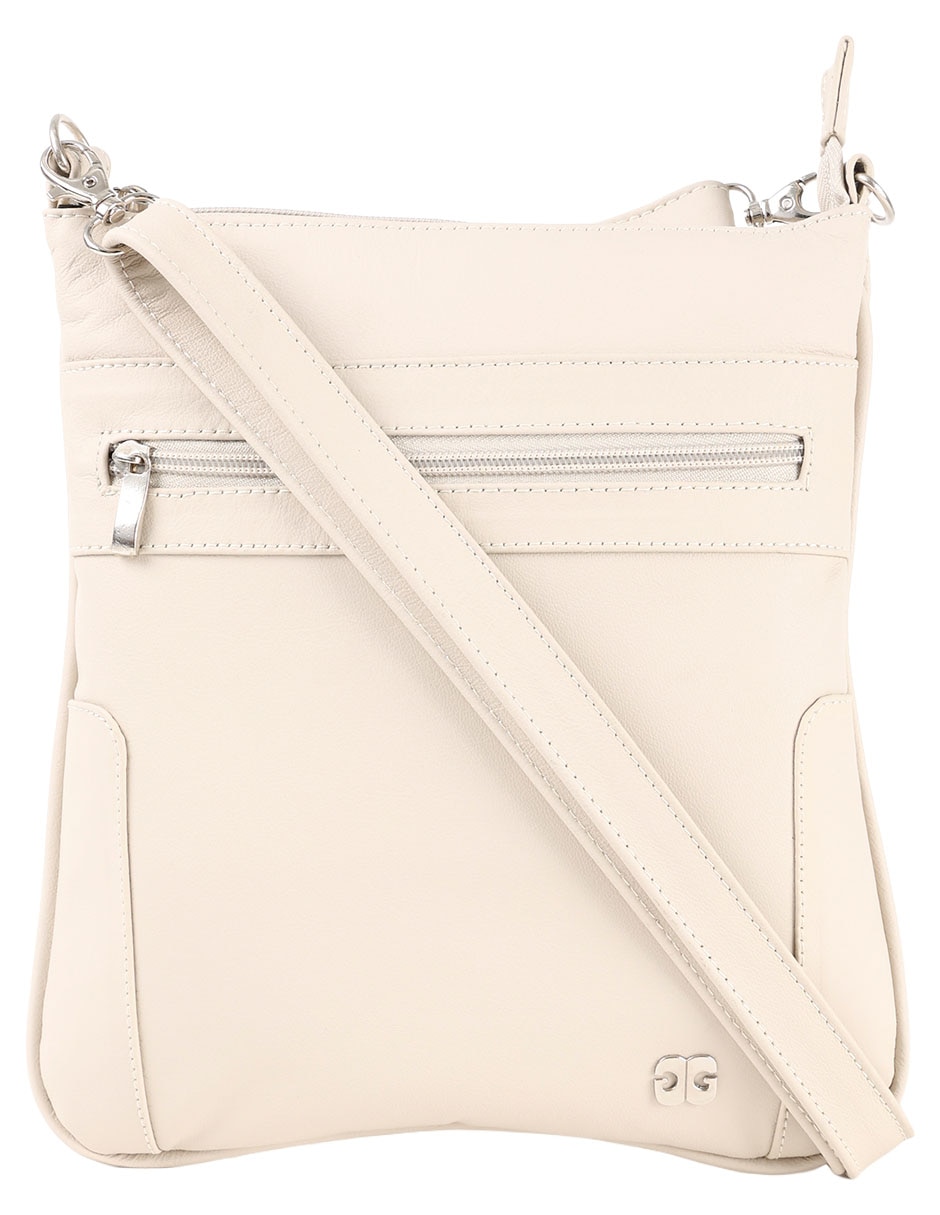 Bolsa crossbody Gino Goganni de piel para mujer