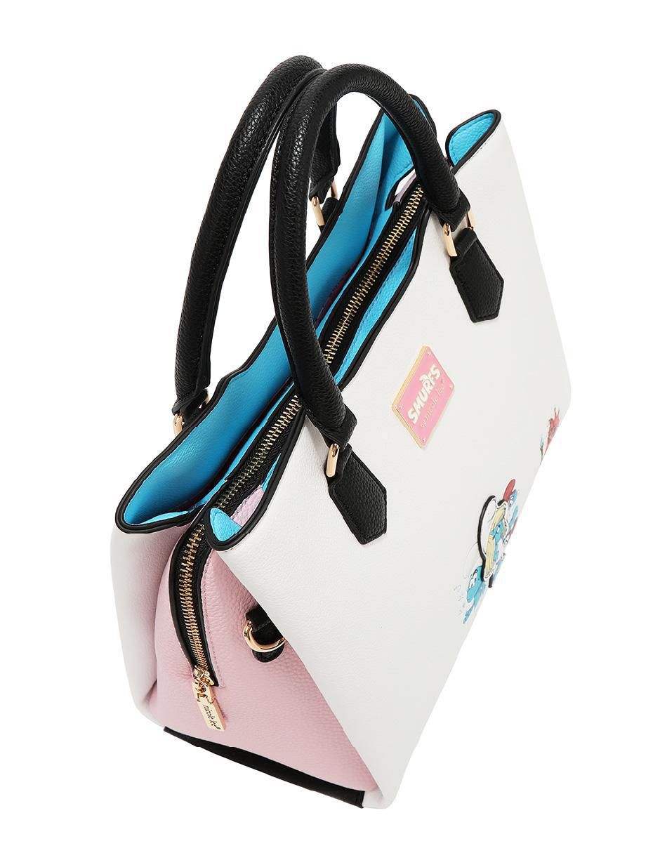 Bolsa satchel Pitufos Pitufos para mujer 5