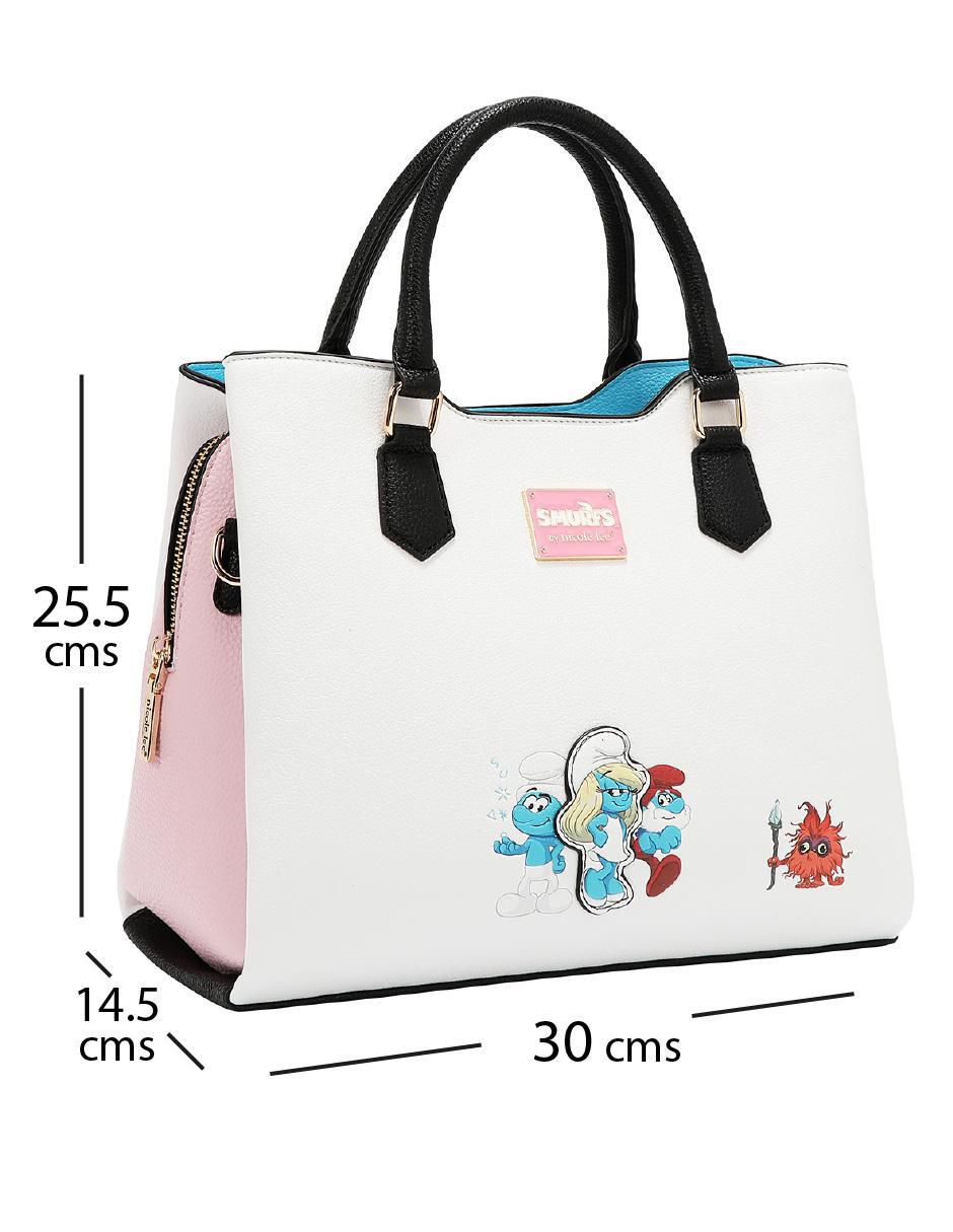 Bolsa satchel Pitufos Pitufos para mujer 6