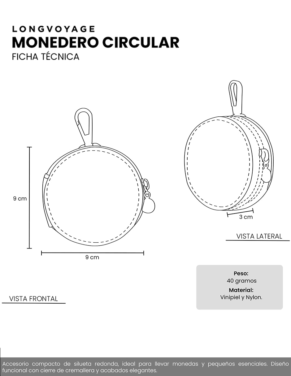 Monedero Longvoyage Elite Cercle para mujer