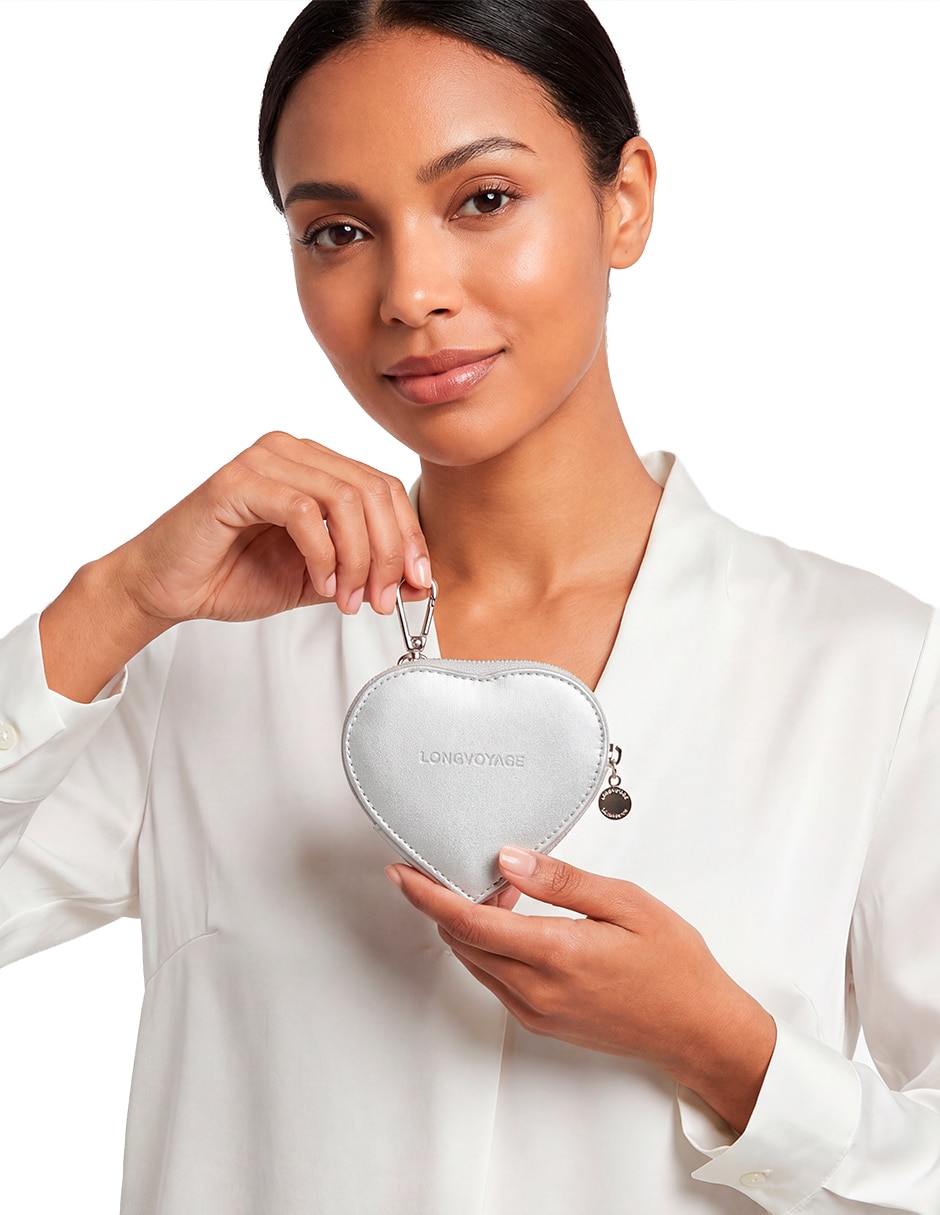Monedero longvoyage coeur para mujer
