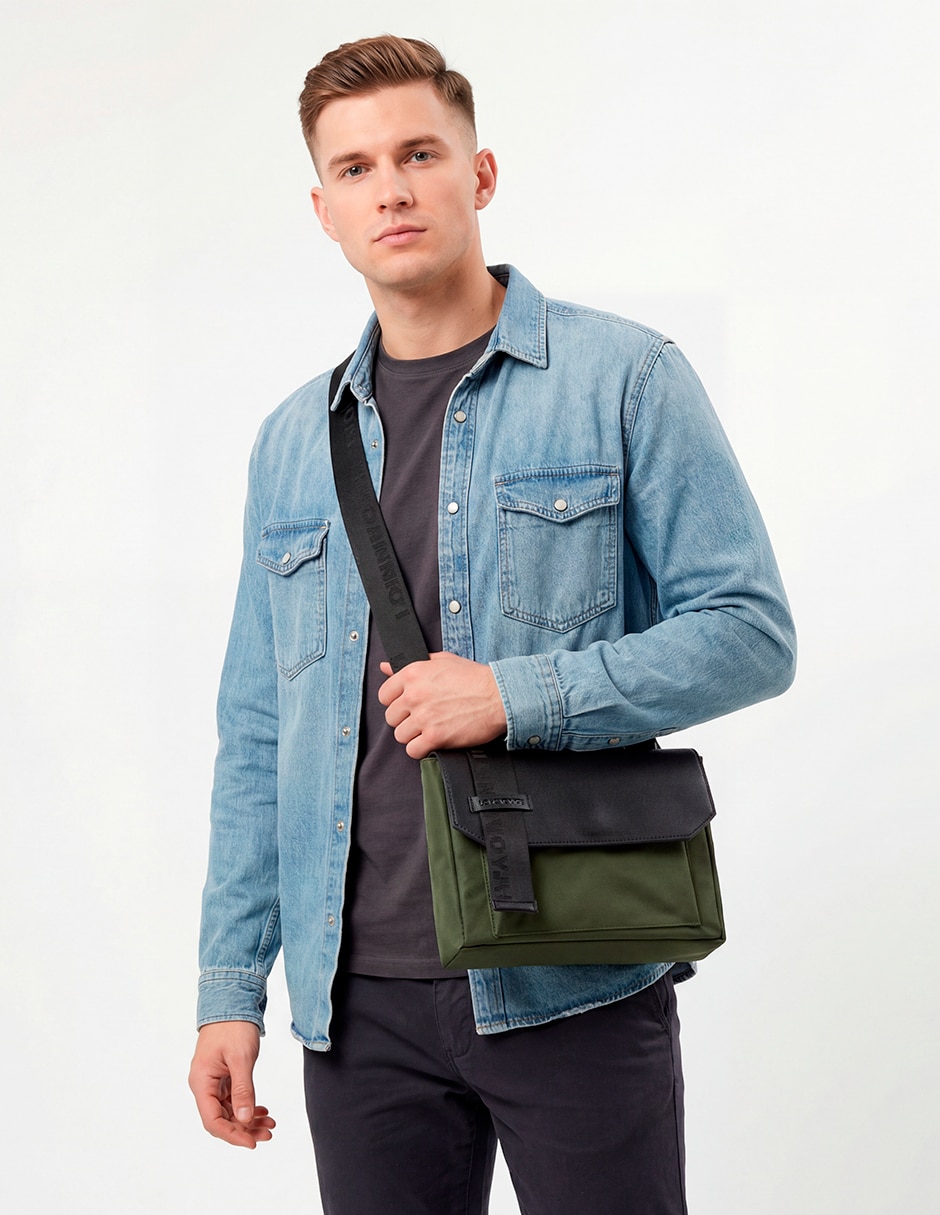 Bolsa crossbody buckle unisex 5