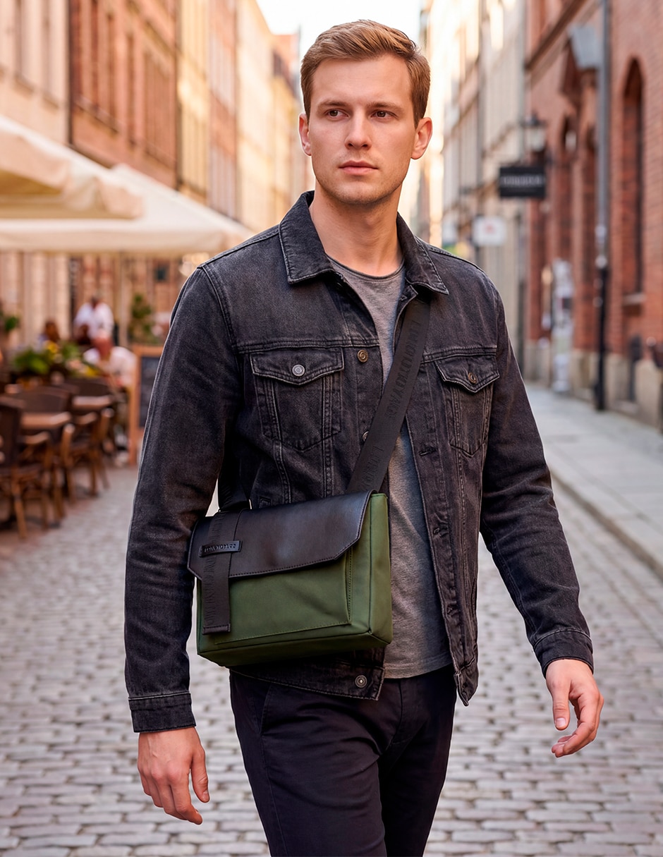 Bolsa crossbody buckle unisex 6