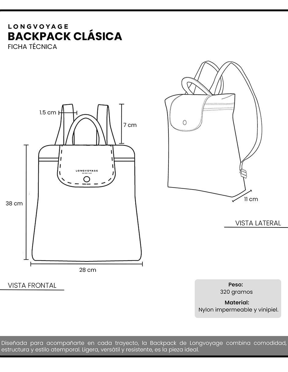 Mochila casual impermeable unisex 9
