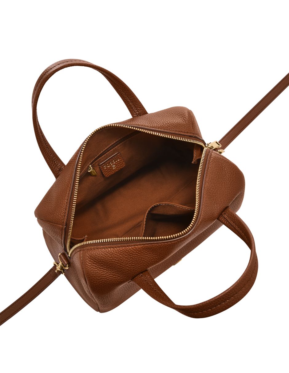 Bolsa satchel Lainey de piel para mujer