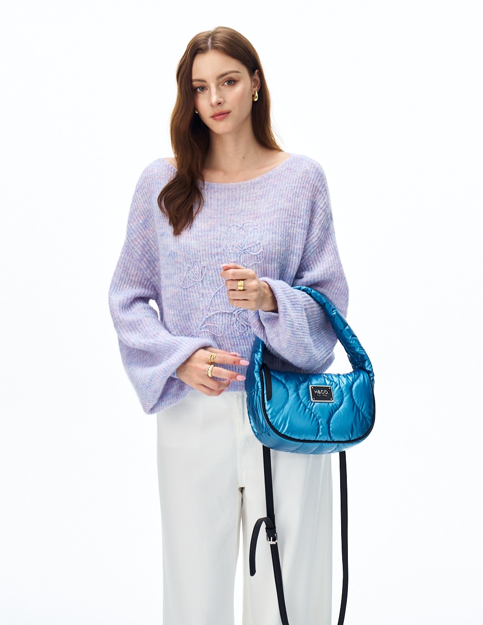 Bolsa hobo H&Co Aurelie para mujer