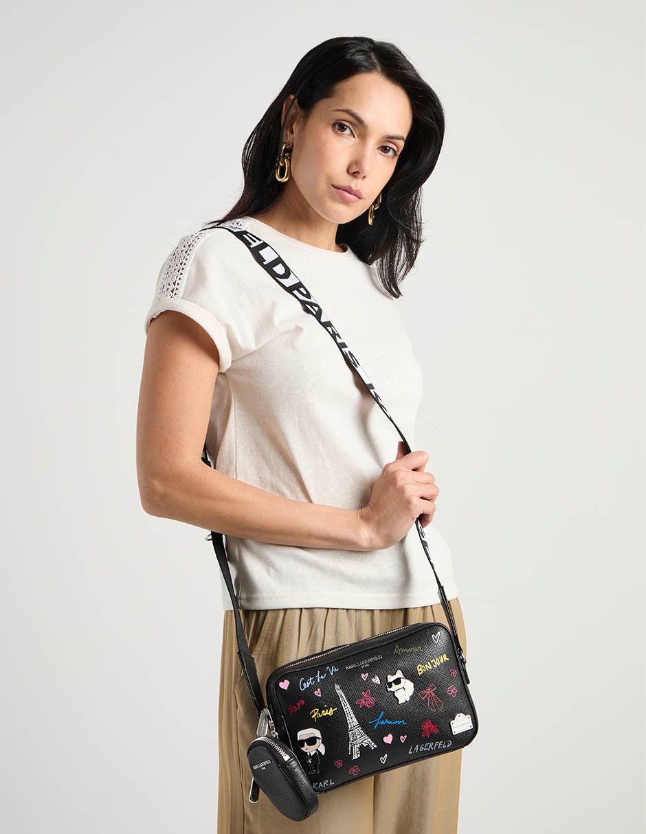 Bolsa crossbody Karl Lagerfeld Paris para mujer