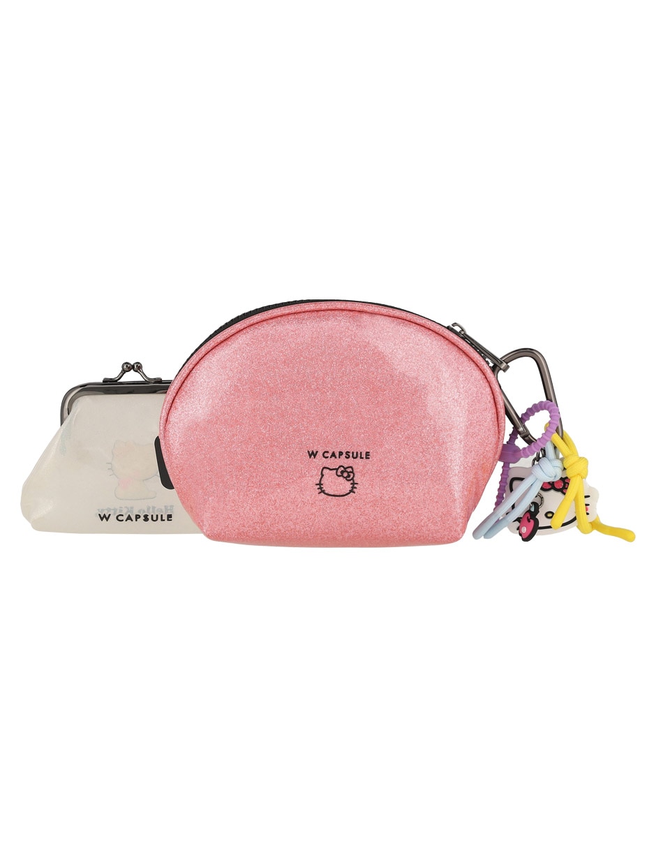 Set cosmetiquera para maquillaje W Capsule Hello Kitty 3 piezas para mujer