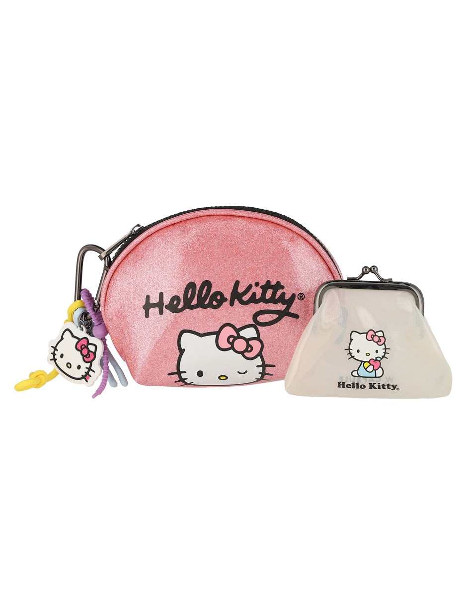 Set cosmetiquera para maquillaje W Capsule Hello Kitty 3 piezas para mujer