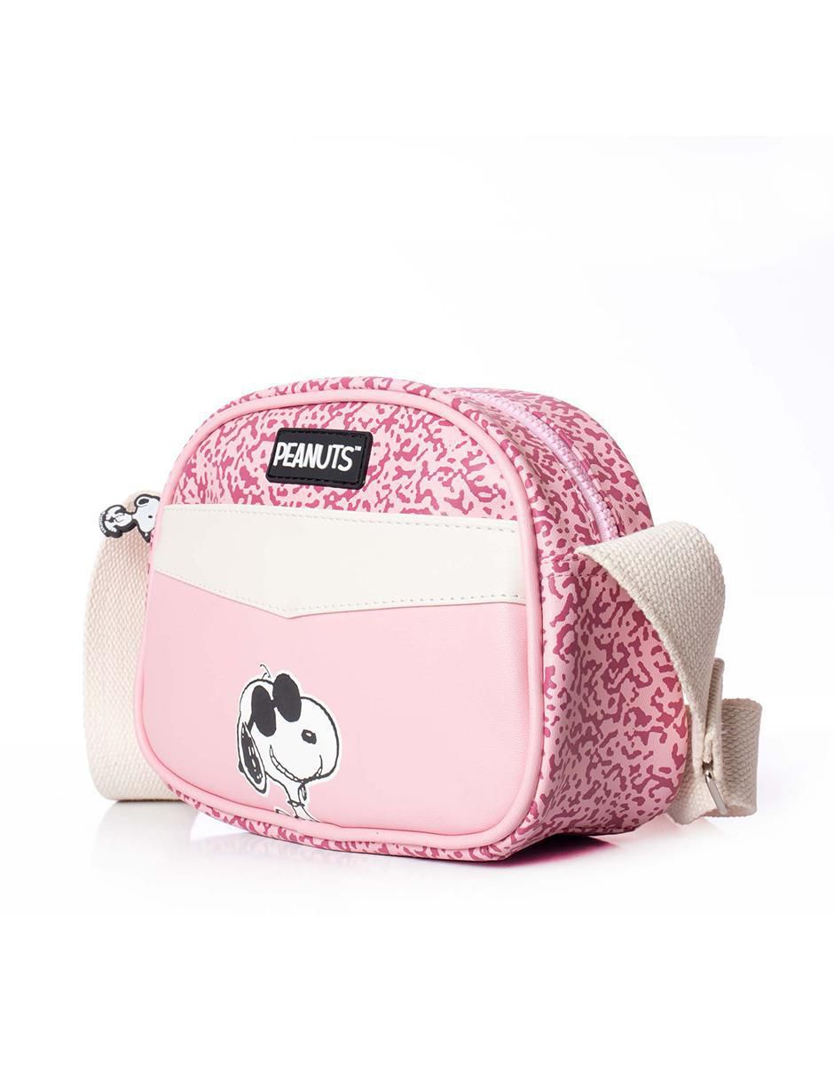 Bolsa crossbody Pink Varnish Snoopy para mujer