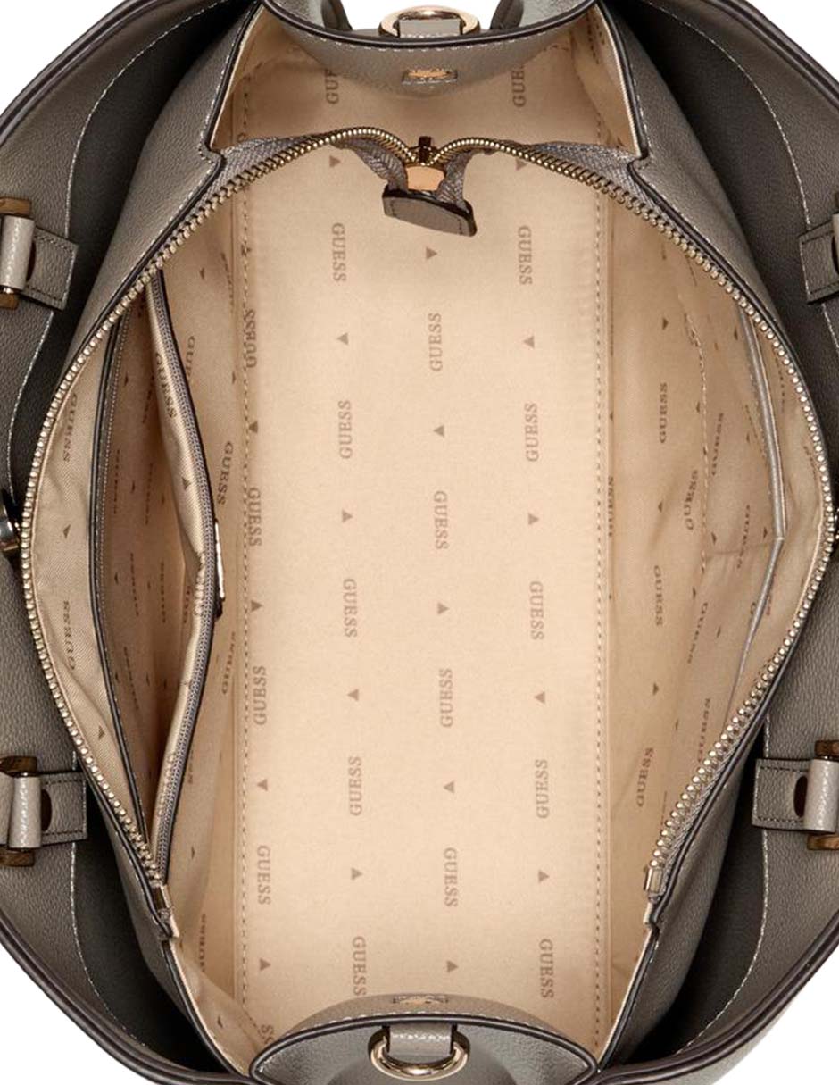 Bolsa satchel Guess Meridian Ii para mujer