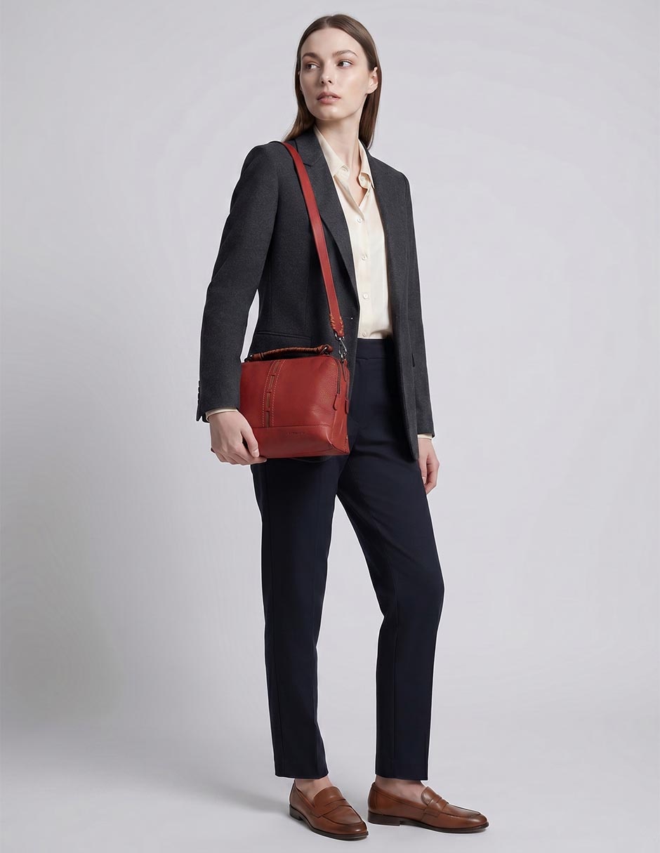 Bolsa crossbody de piel para mujer 5