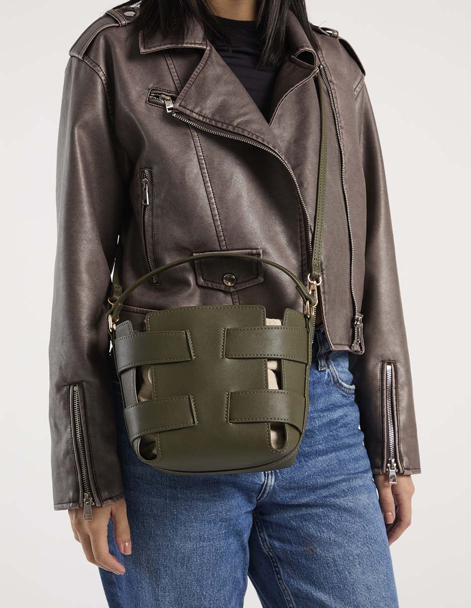 Bolsa bucket para mujer 5