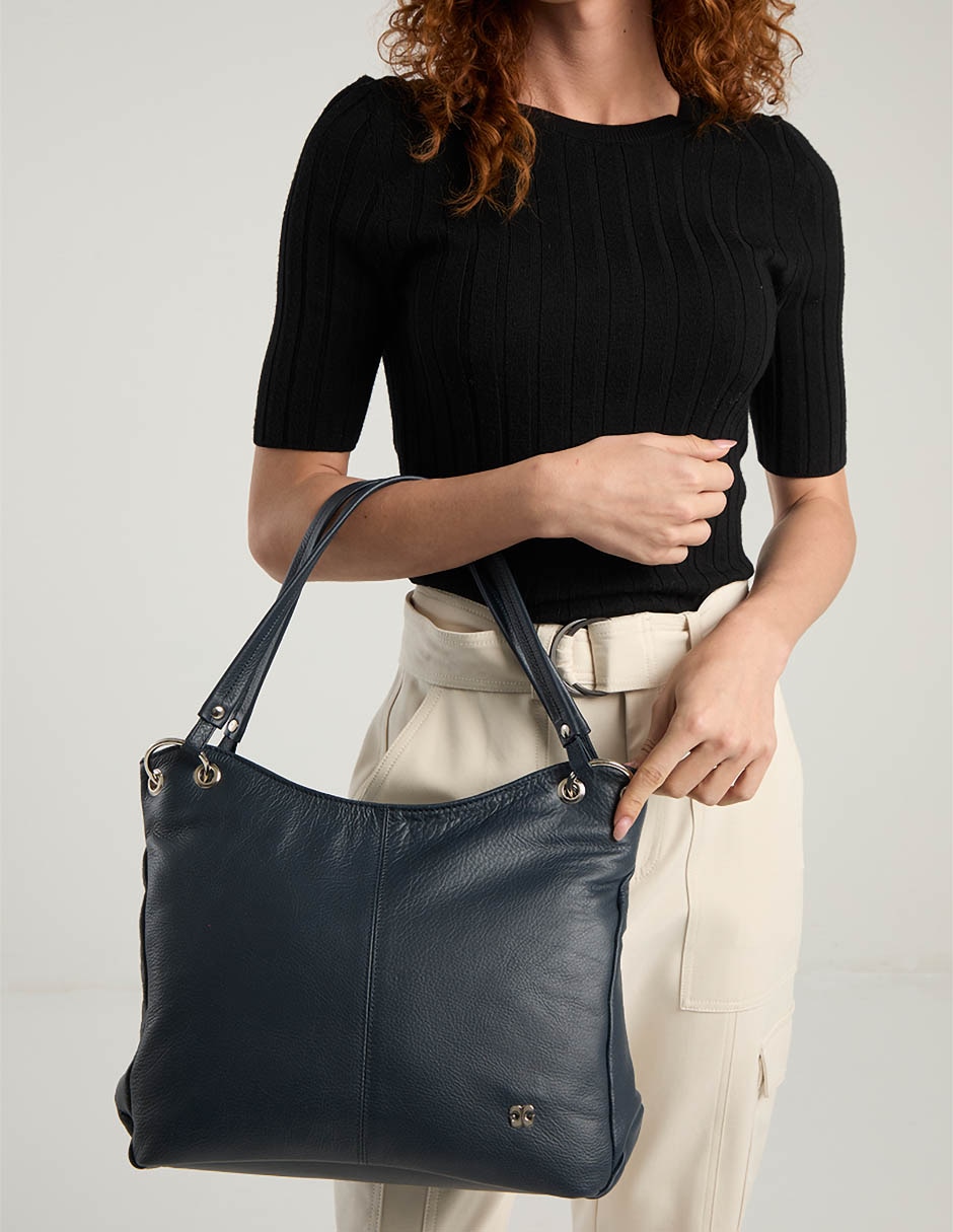 Bolsa tote de piel para mujer 9