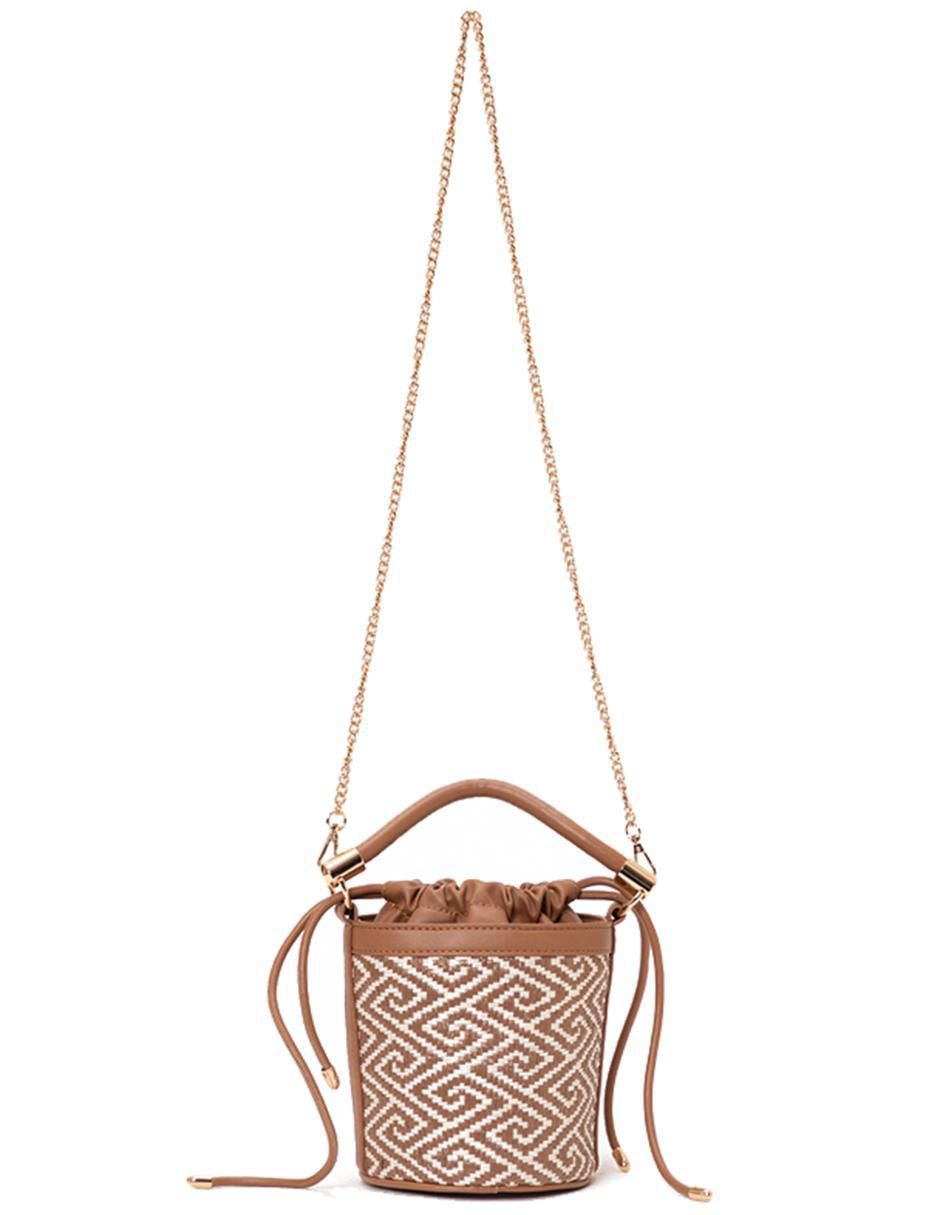 Bolsa bucket Bombonera Étnica para mujer