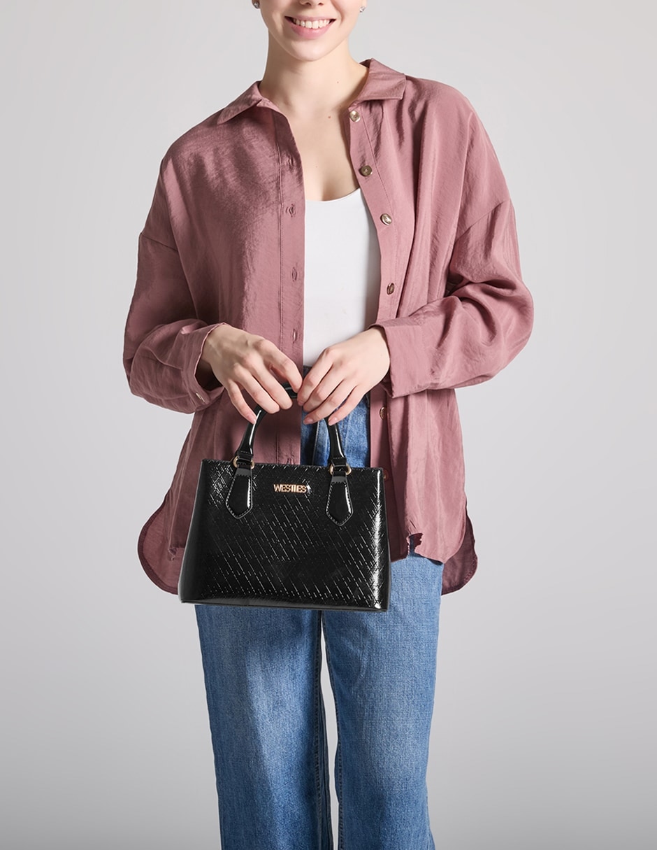 Bolsa satchel Becquer para mujer 5