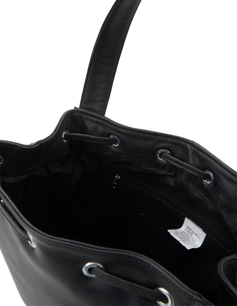 Bolsa hobo de piel para mujer 8