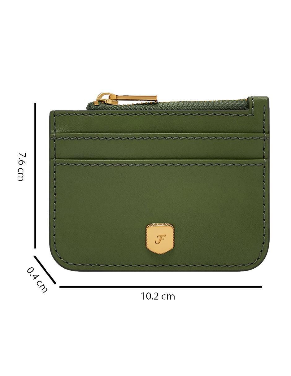Tarjetero de piel Lennox para mujer 5