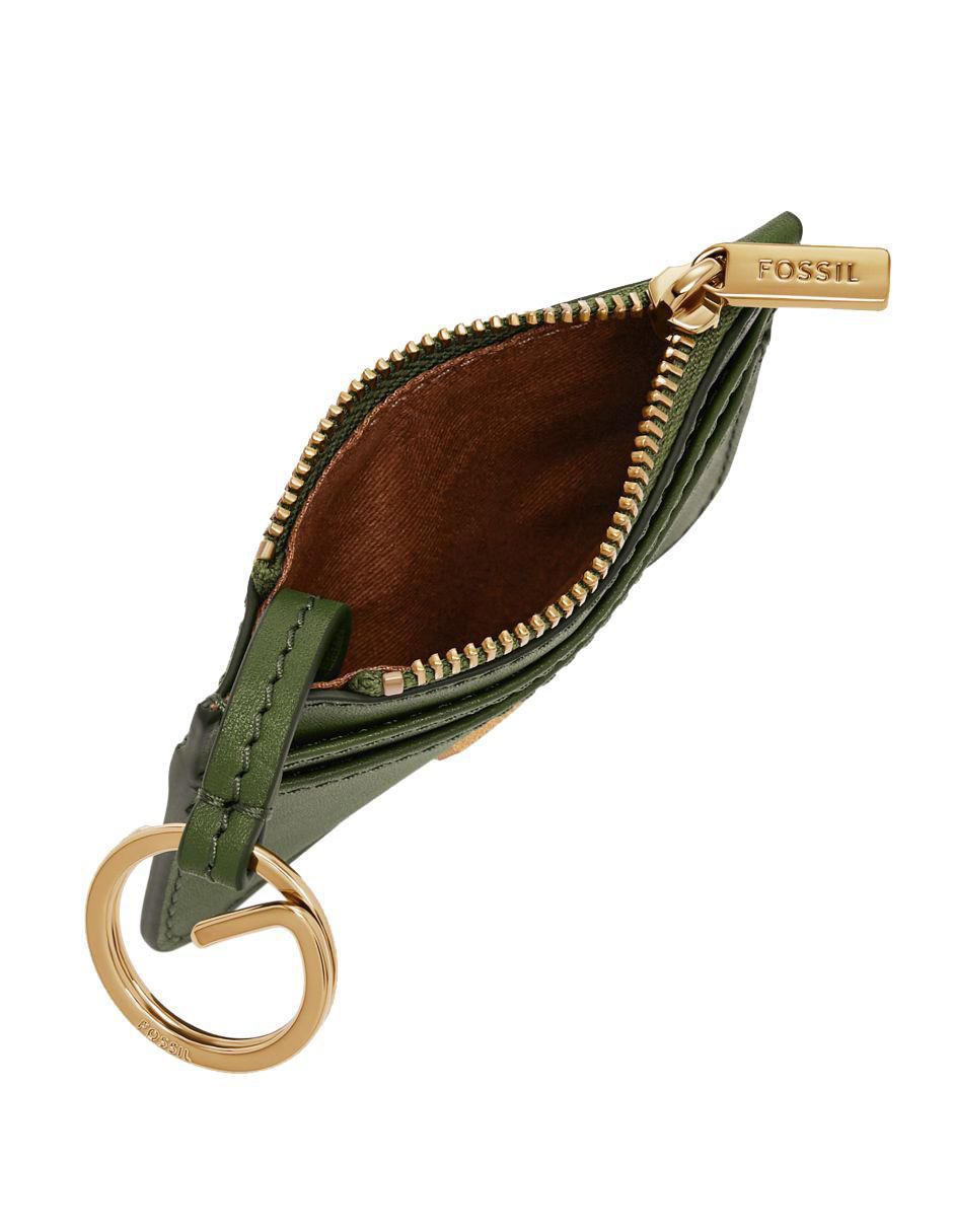 Tarjetero de piel Lennox para mujer 3