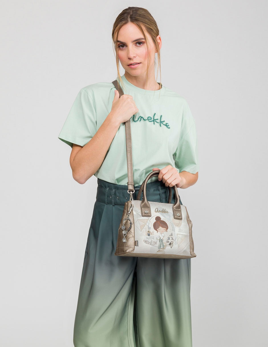 Bolsa satchel Sophia para mujer 7